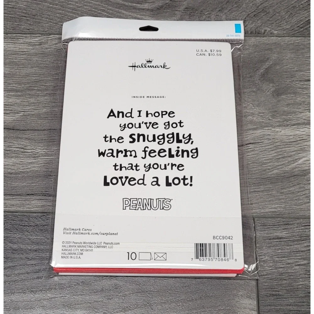 Hallmark Peanuts Snoopy/Woodstock Valentine's Cards (Lot of 18 Cards/Envelopes)